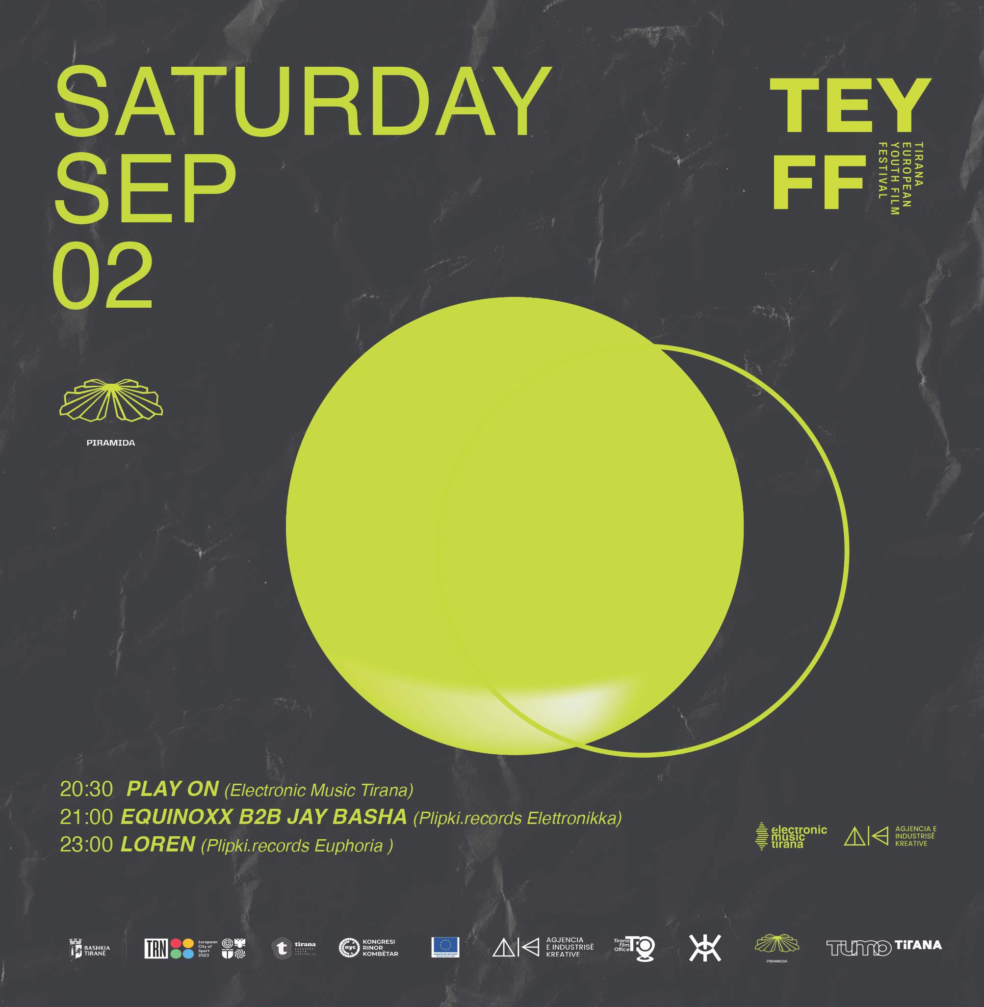 TEYFF Party - Página frontal