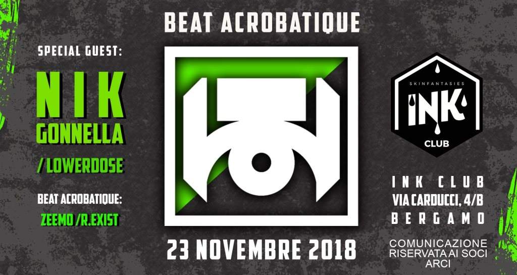 Beat Acrobatique - フライヤー表