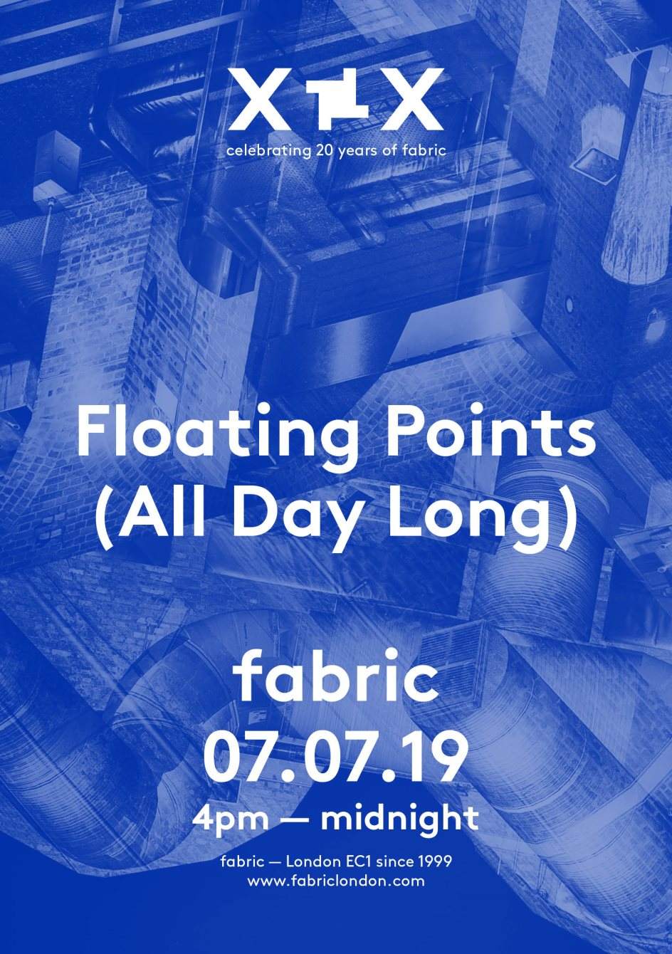fabric XX: Floating Points (All Day Long) - Página trasera