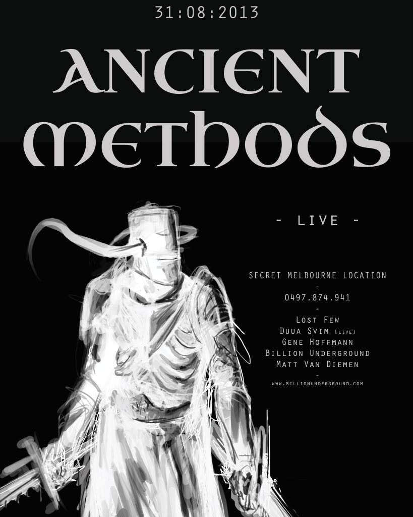 Black - Ancient Methods - Live - Página trasera