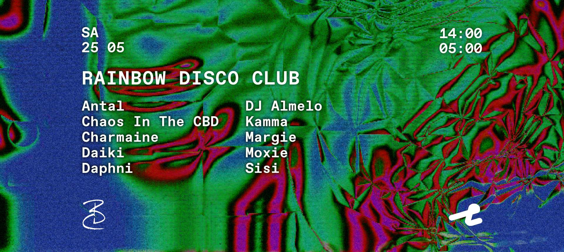 Rainbow Disco Club - フライヤー表