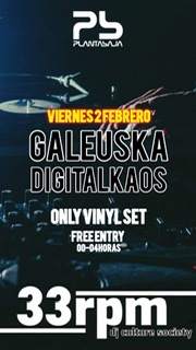 33rpm showcase GALEUSKA/DigitalKaos   - Página trasera
