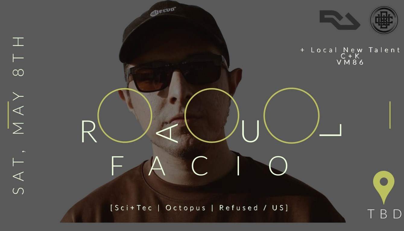 Raul Facio [Refused / Sci+tec / Circulate - US] Rooftop Pool - フライヤー表