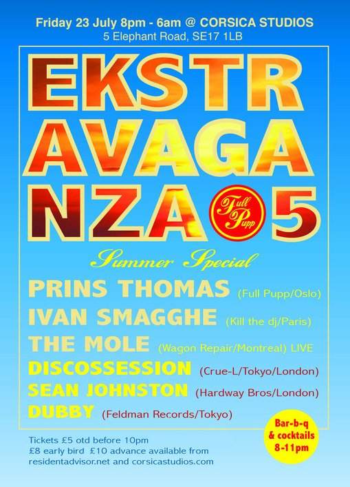 Ekstravaganza 5 - Prins Thomas, Ivan Smagghe & The Mole - Página frontal