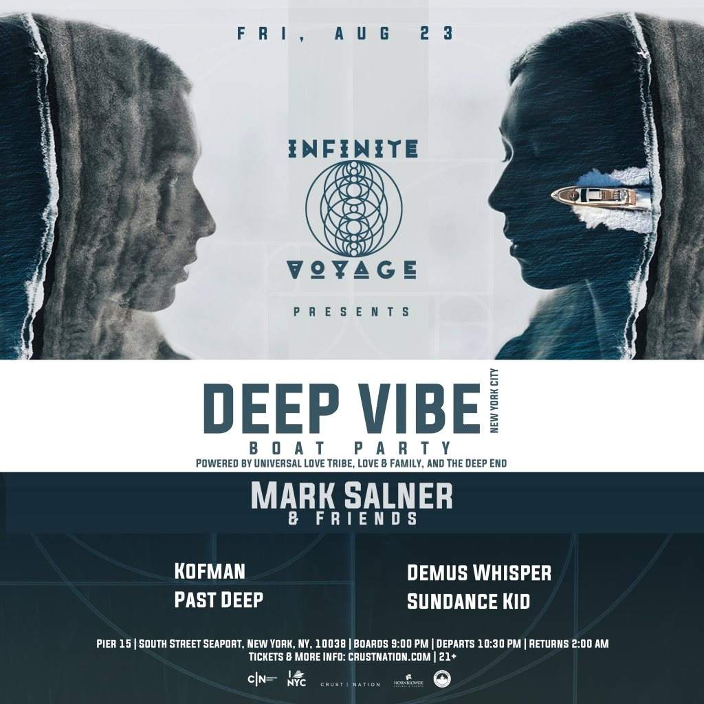 Deep Vibe with Mark Salner & Friends Boat Party Yacht Cruise NYC - Página frontal