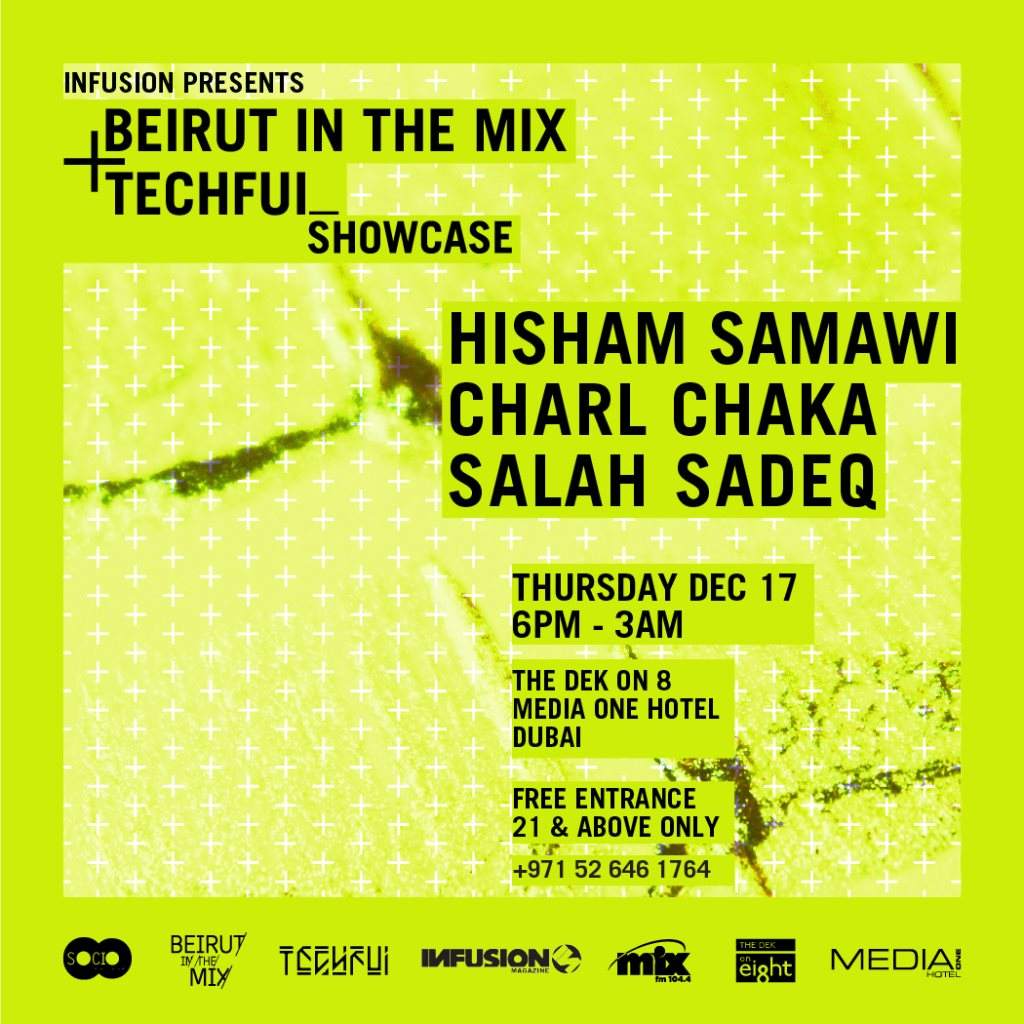 Beirut In the Mix + Techfui Showcase - Página frontal