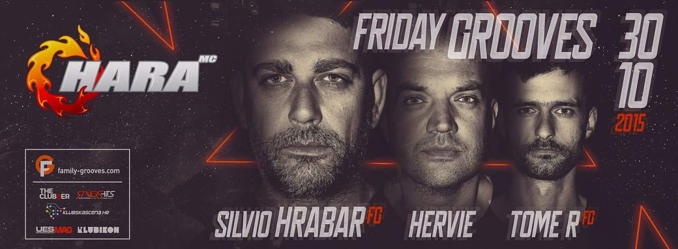 Friday Grooves with Silvio Hrabar, Hervie & Tome R - Página frontal