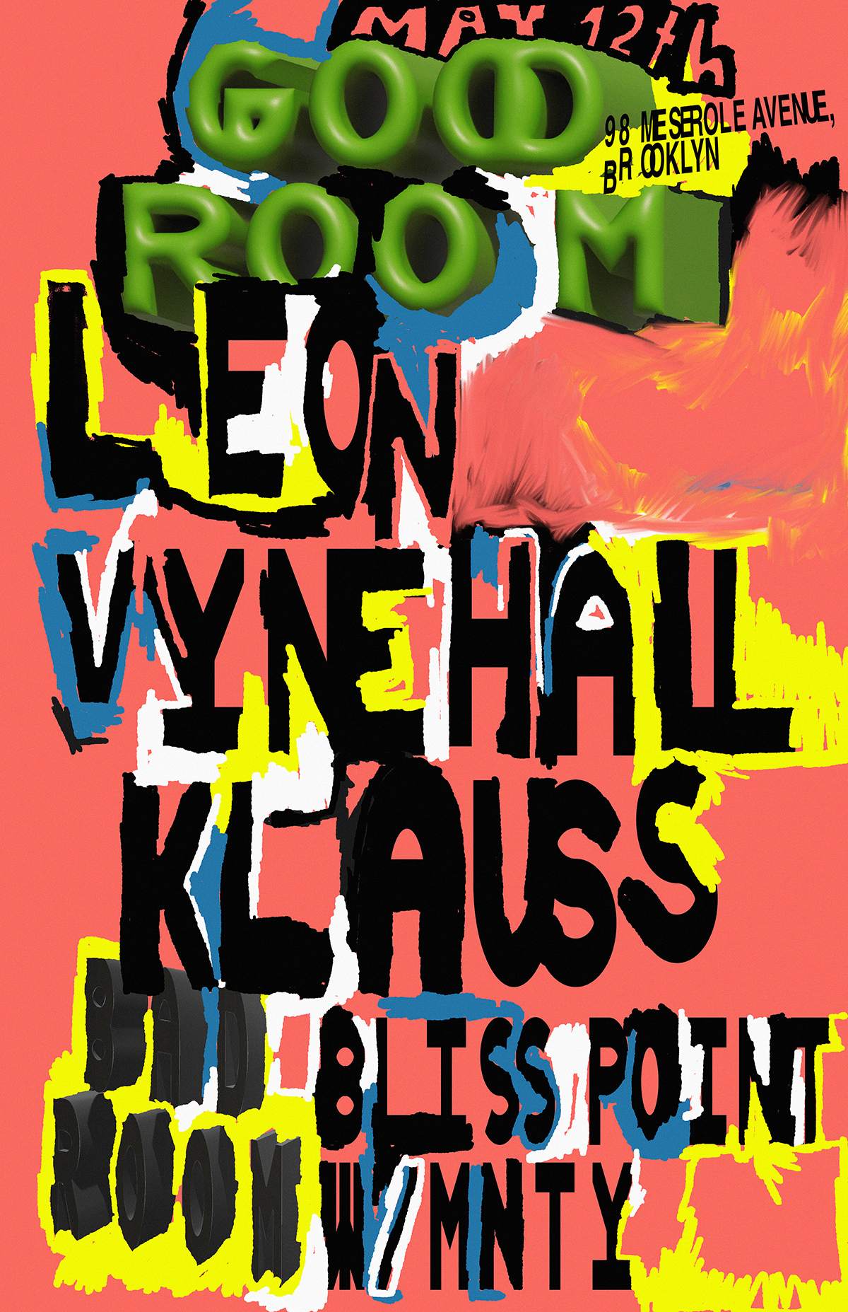 Leon Vynehall, Klauss, Bliss Point with MNTY - Página frontal