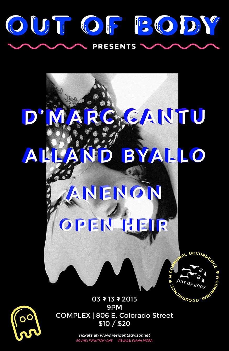 Out of Body: D'marc Cantu (Live) + Alland Byallo - Página frontal