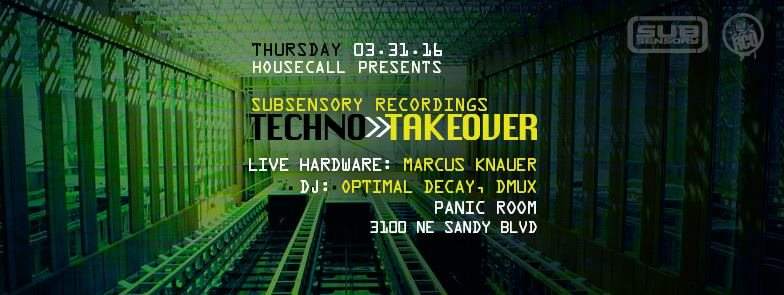 House Call Subsensory Takeover - フライヤー表