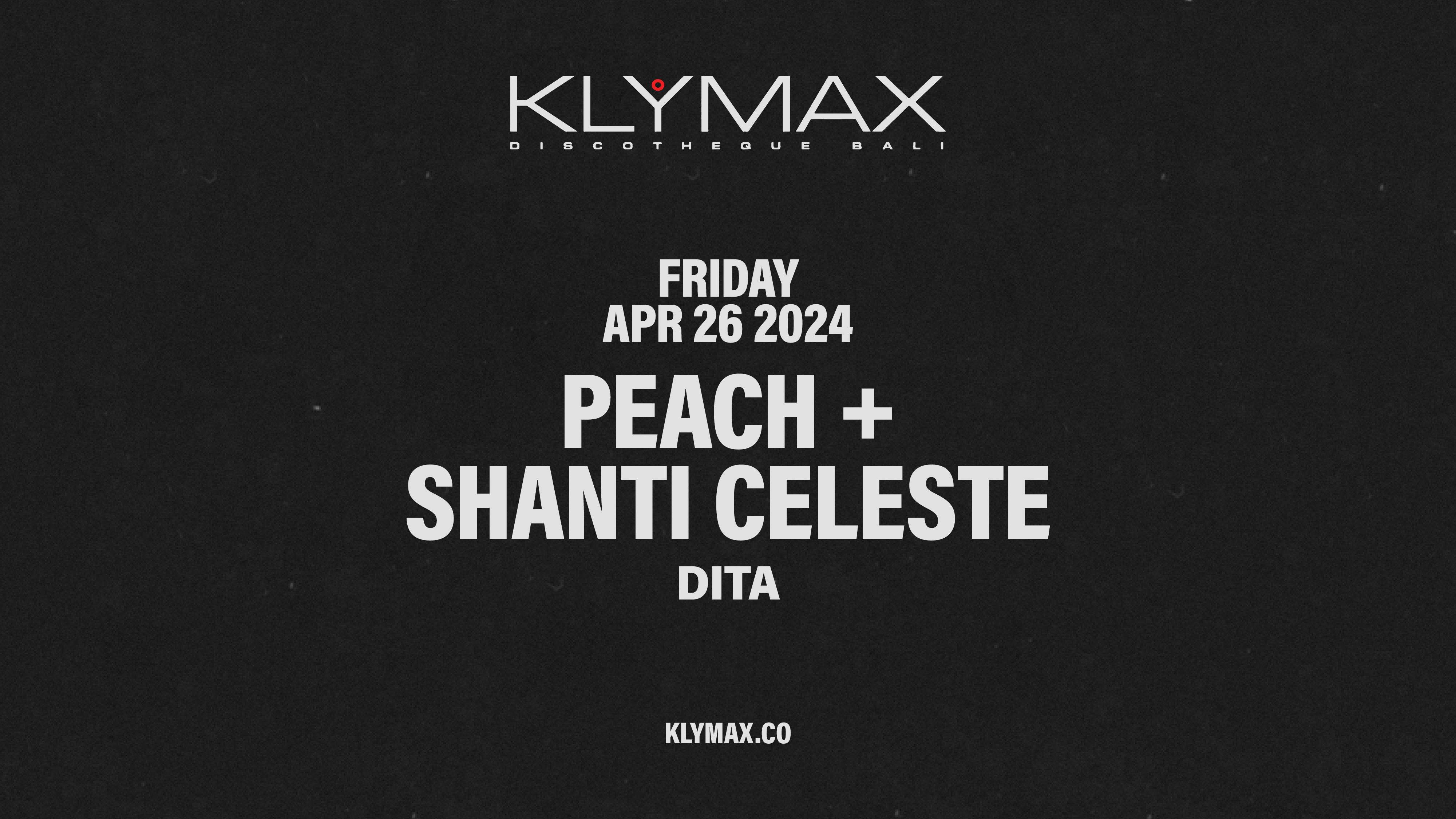 Peach + Shanti Celeste + DITA - フライヤー表