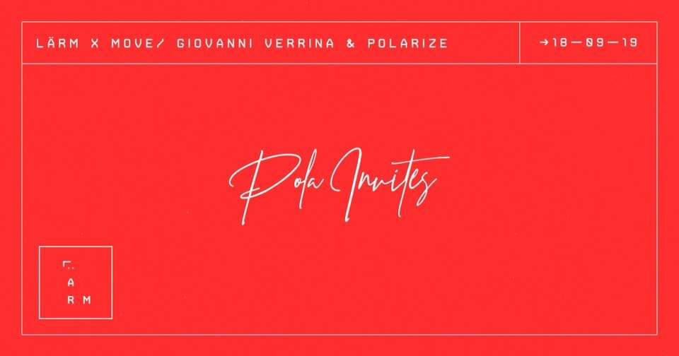 Move Pres Pola Invites Giovanni Verrina - フライヤー表