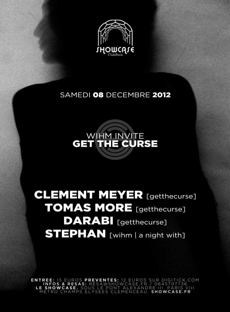WIHM Invite Get The Curse: Clement Meyer, Darabi, Tomas More - フライヤー表