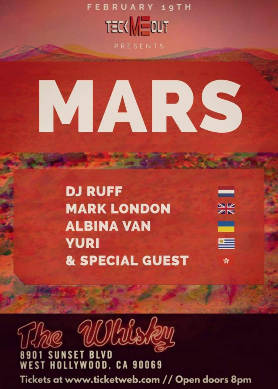 Mars - フライヤー表