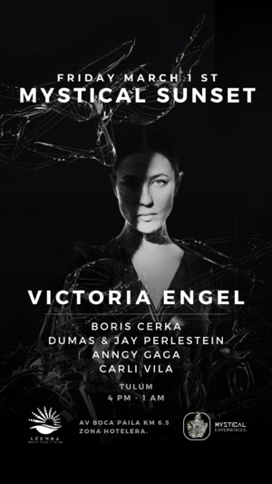 Victoria Engel & MORE ARTISTS - MYSTICAL SUNSET - フライヤー表