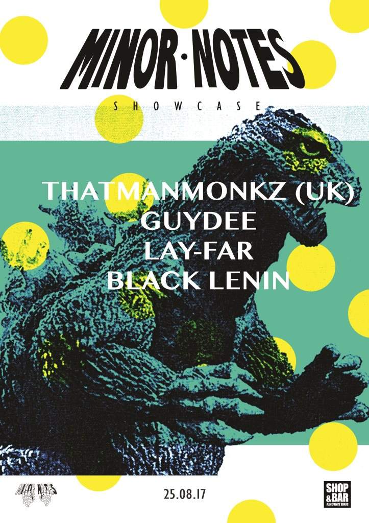 thatmanmonkz // GuyDee // Lay-Far // Black Lenin - フライヤー表