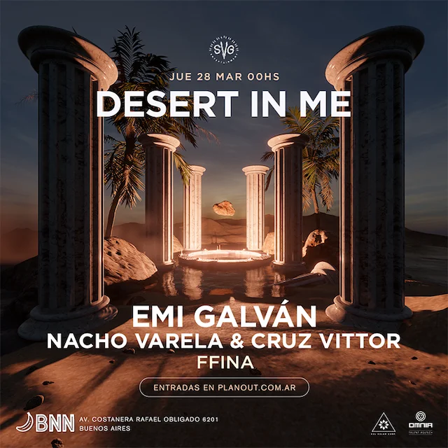 Emi Galvan & MORE ARTISTS - by DESERT IN ME - Página frontal