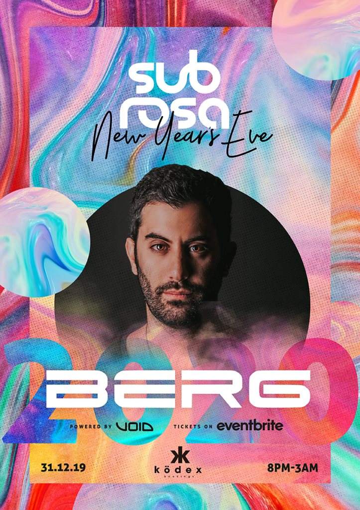 Berg - Brisbane Show - New Year's Eve - フライヤー表
