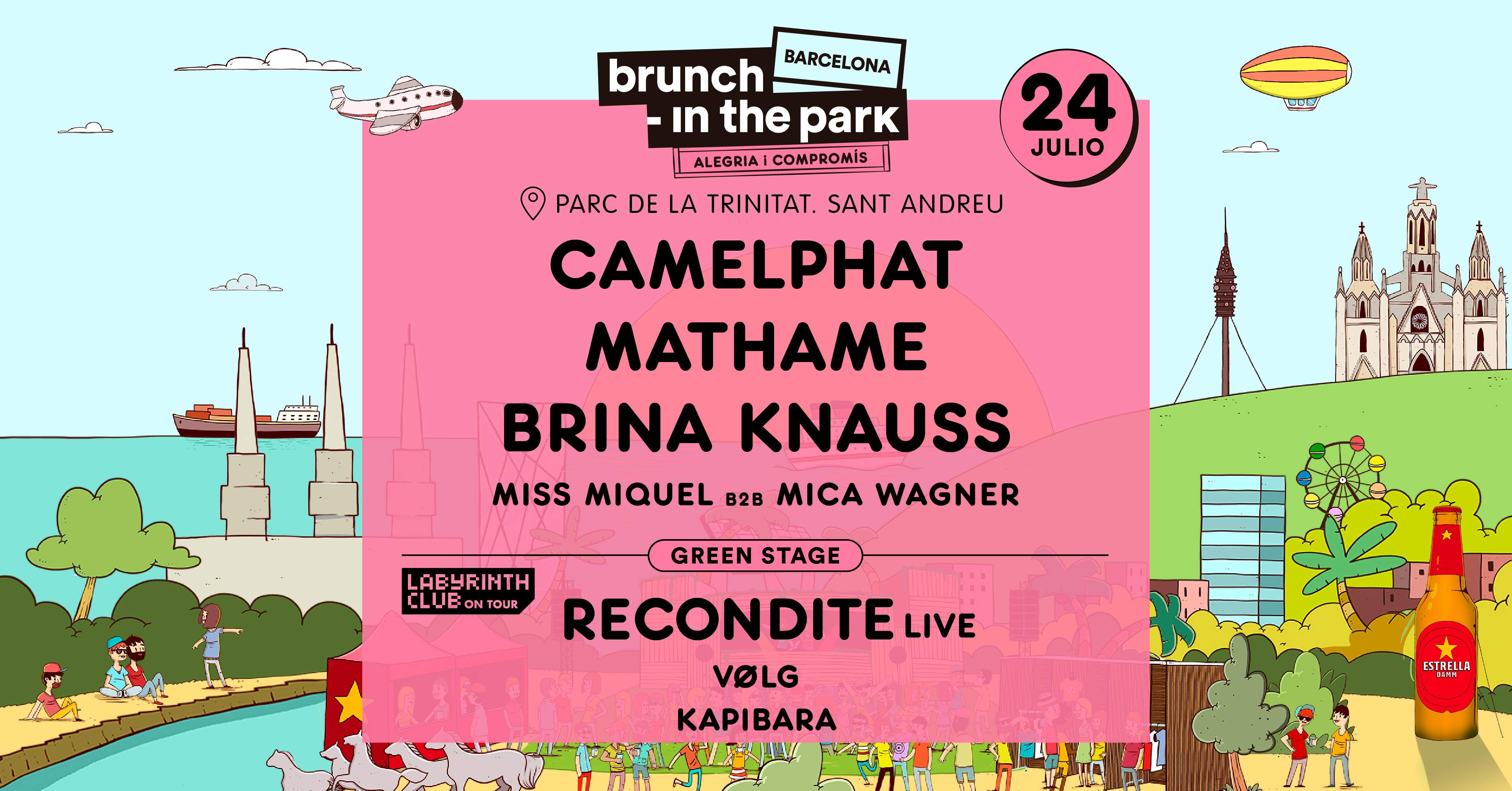 **SOLD OUT** Brunch -In the Park #4: CamelPhat, Mathame, Recondite, Brina Knauss y más - Página trasera