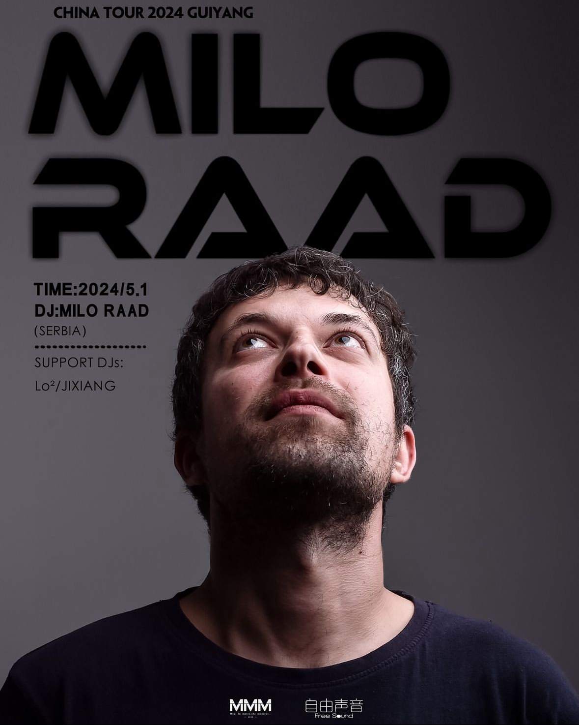 Milo Raad Asia Tour 2024: MMM Club - フライヤー表