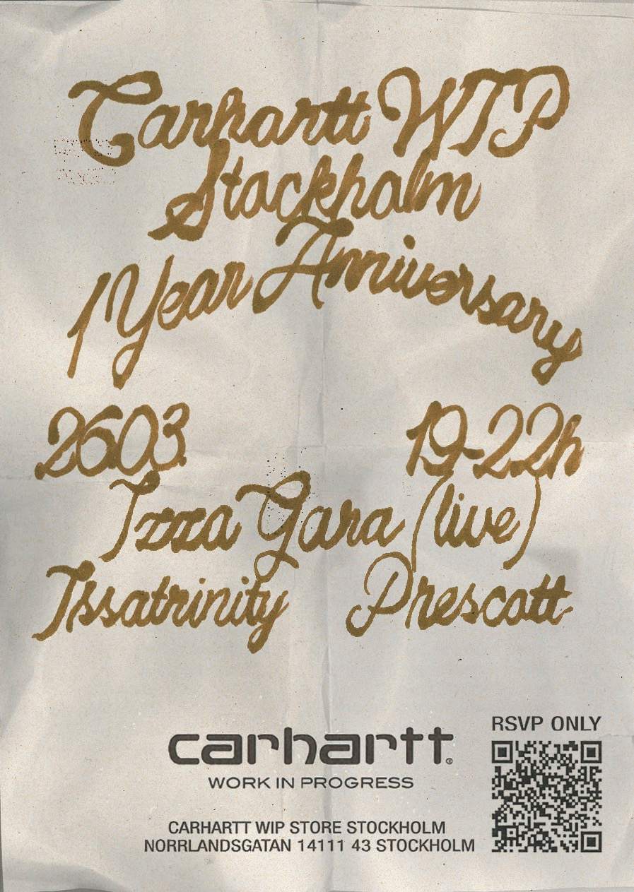 Carhartt WIP Stockholm 1 Year Anniversary at Carhartt WIP Store
