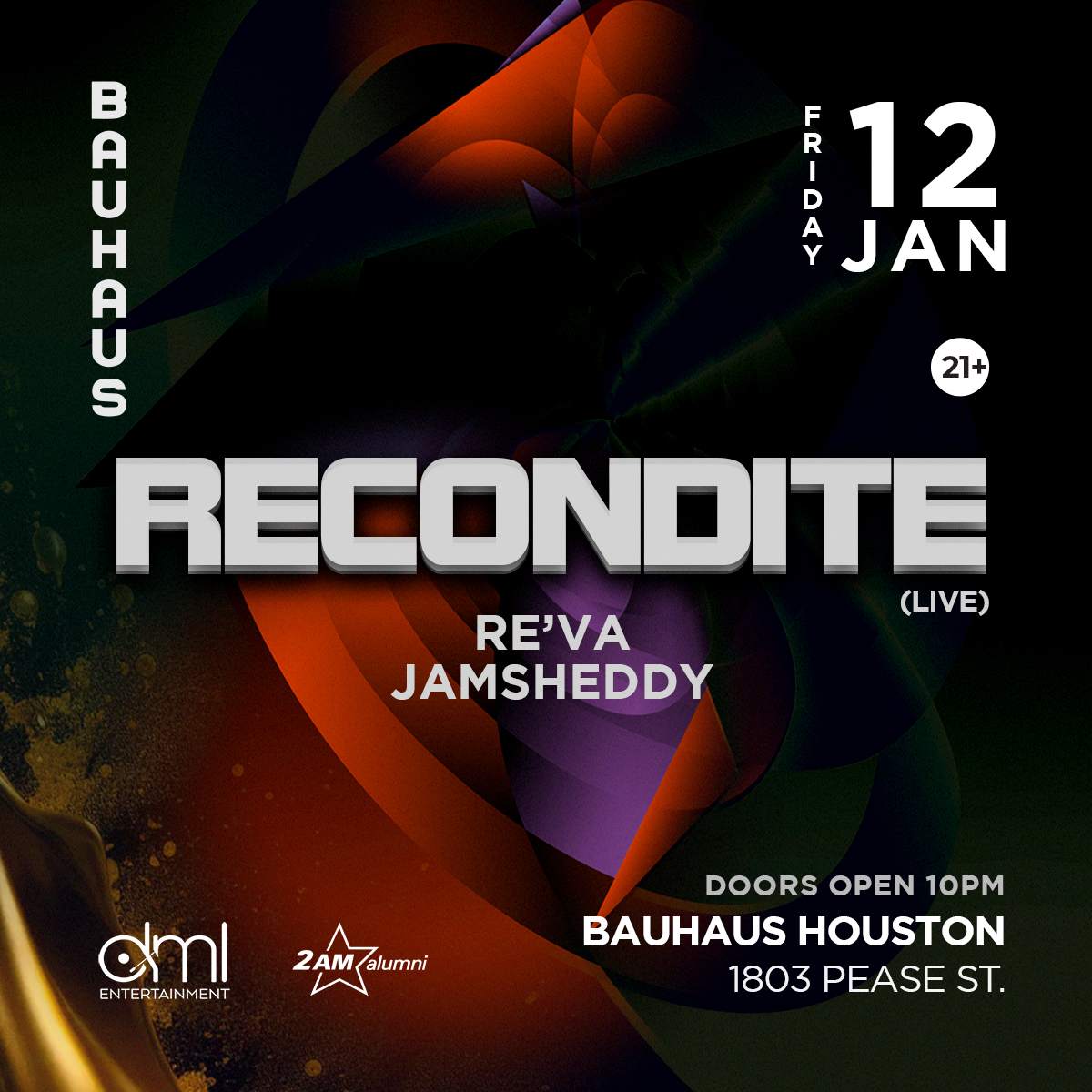 Recondite [Live Set] at Bauhaus, Houston