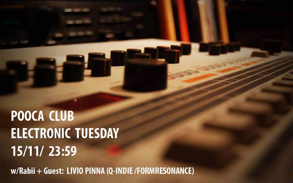 Pooca Club Electronic Tuesday - フライヤー表