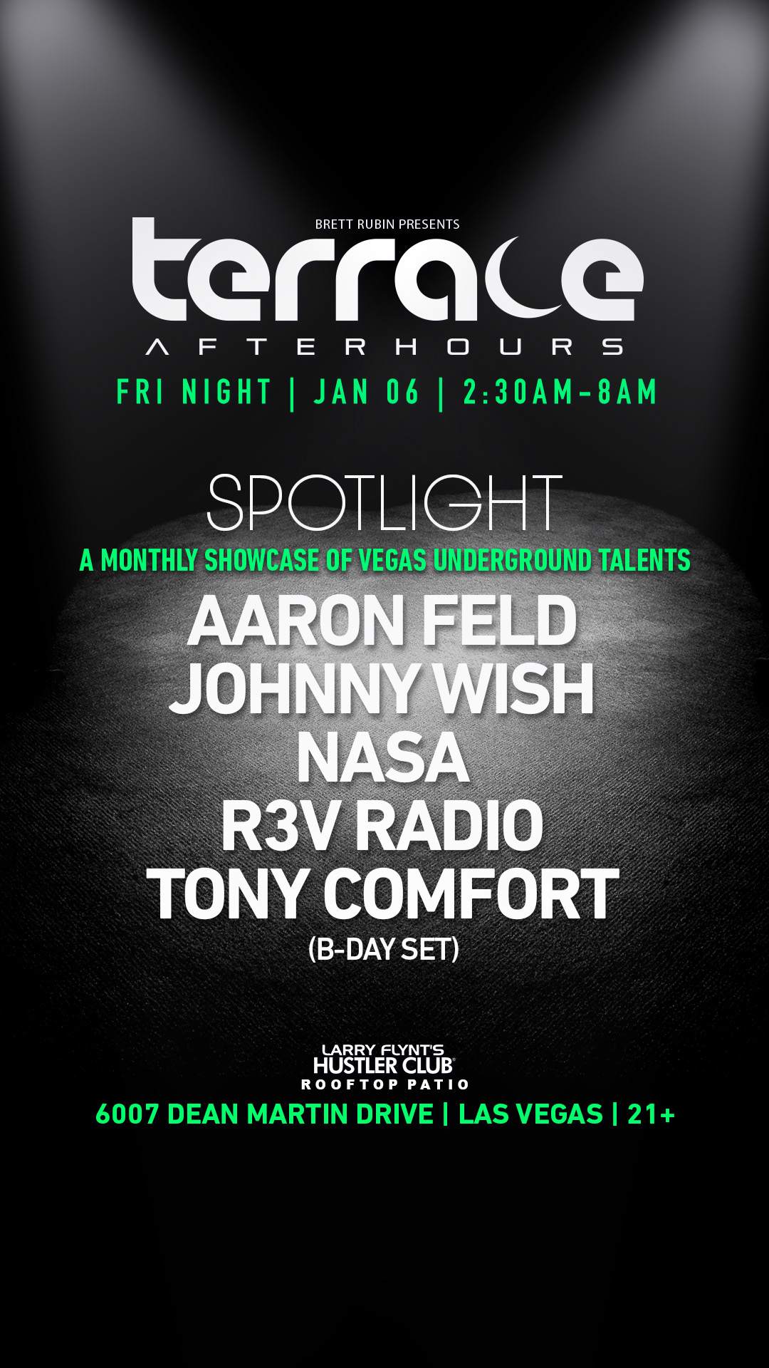 Spotlight Vegas Underground at Terrace Afterhours, Las Vegas