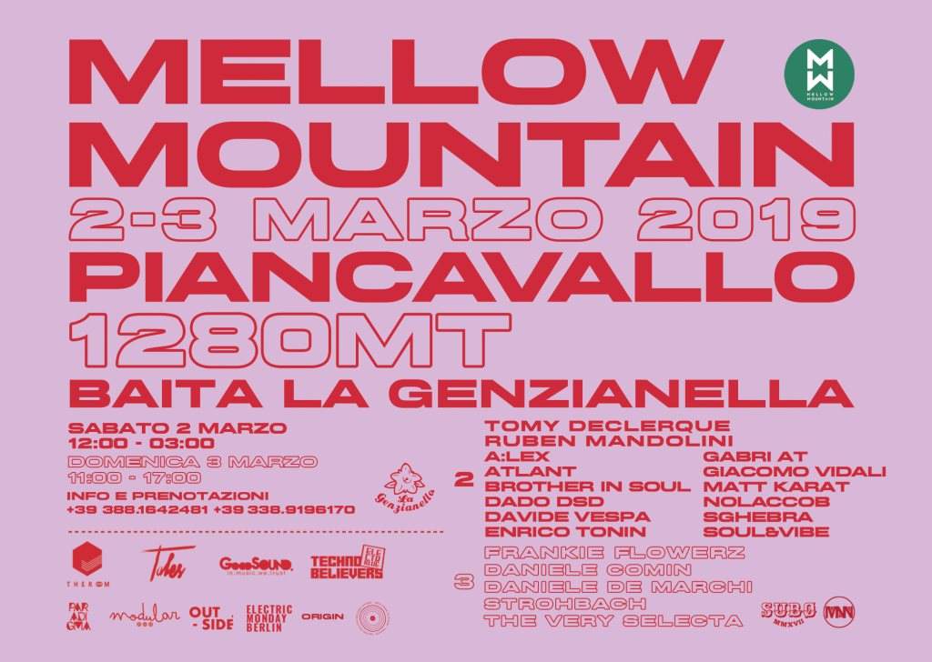 Mellow Mountain at Piancavallo - フライヤー表