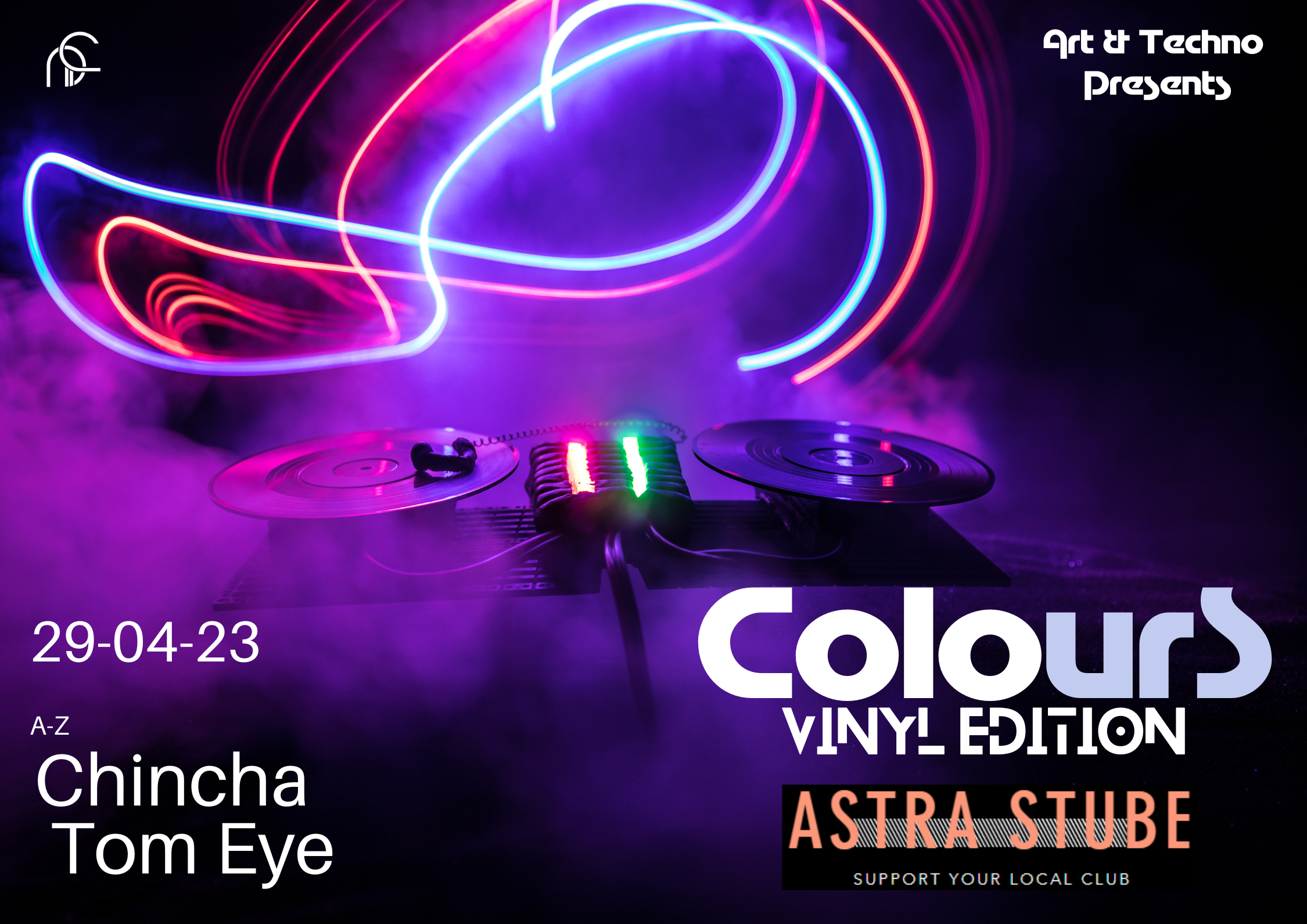 Colours (Vinyl Edition) with Chincha, Tom Eye - Página frontal