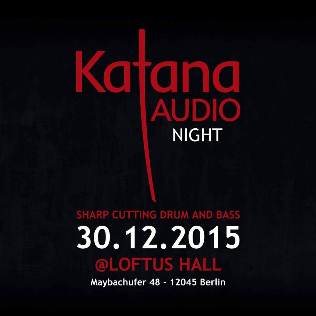 Katana Audio Night / Sharp Cutting DNB - フライヤー表
