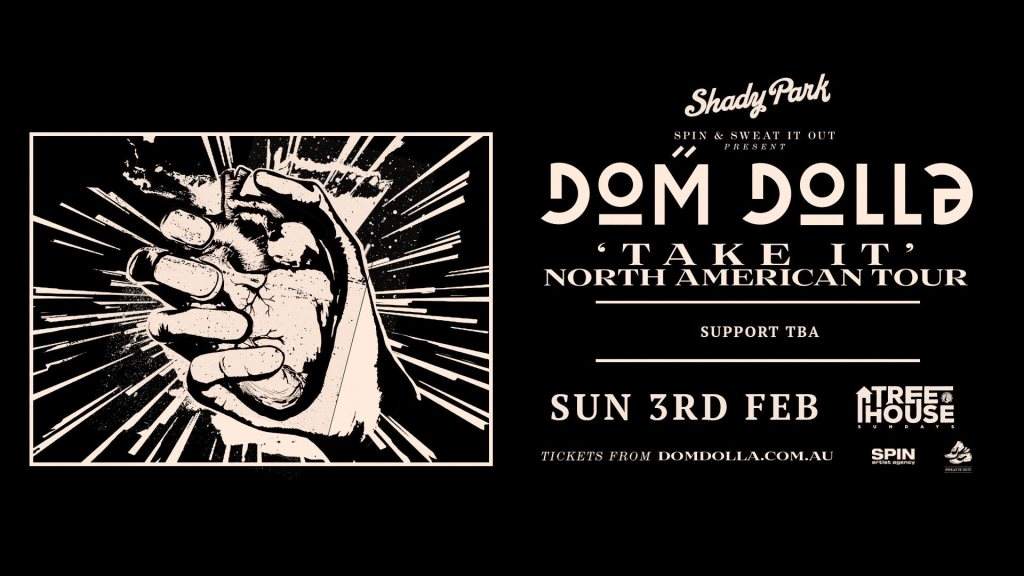 Dom Dolla - Treehouse Sundays - フライヤー表