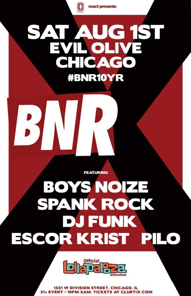 Lolla After: Boys Noize Records Showcase - Página frontal