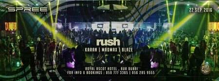 Rush Thursdays - Spree The Club - フライヤー表