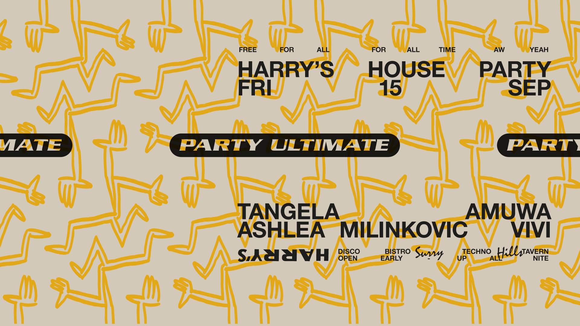 Harry's House Party feat. Tangela + amuwa + vivi + Ashlea Milinkovic - Página frontal