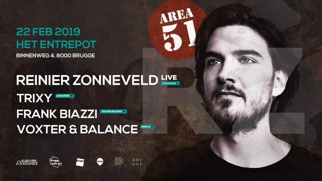 Area 51 with Reinier Zonneveld Live - フライヤー表