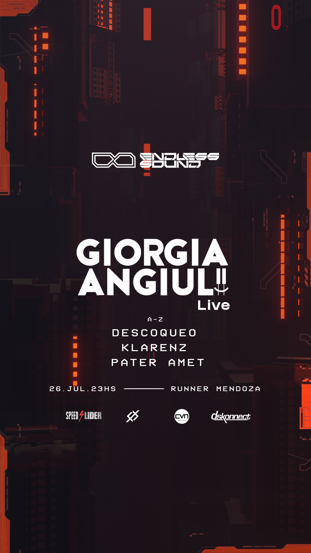Giorgia Angiuli Live - Página frontal