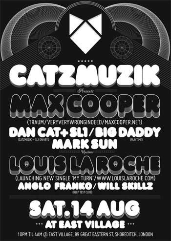 Catzmuzik presents Max Cooper and Louis La Roche - Página frontal