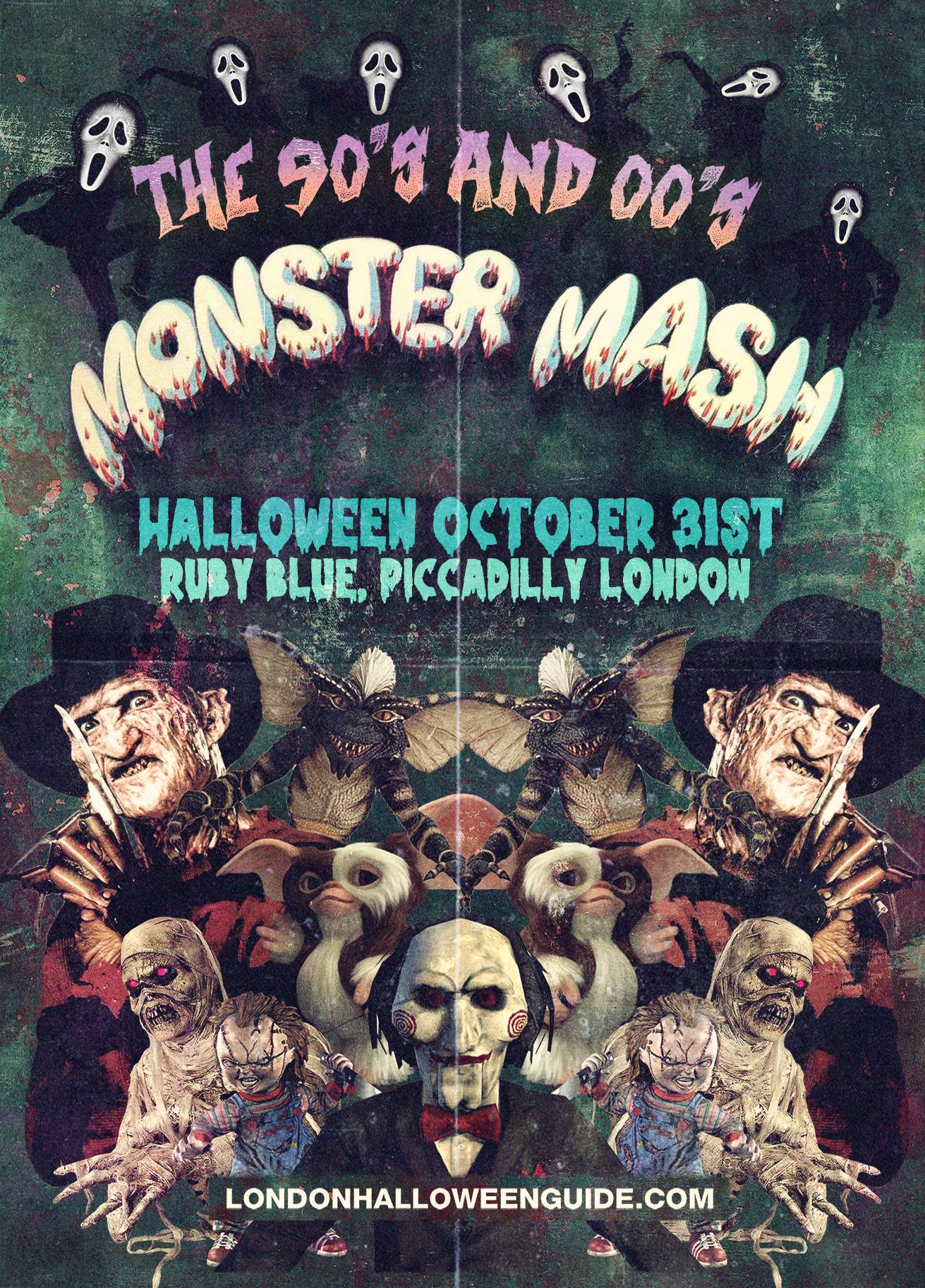 The Monster Mash - 90s & 00s Halloween Party - Página trasera