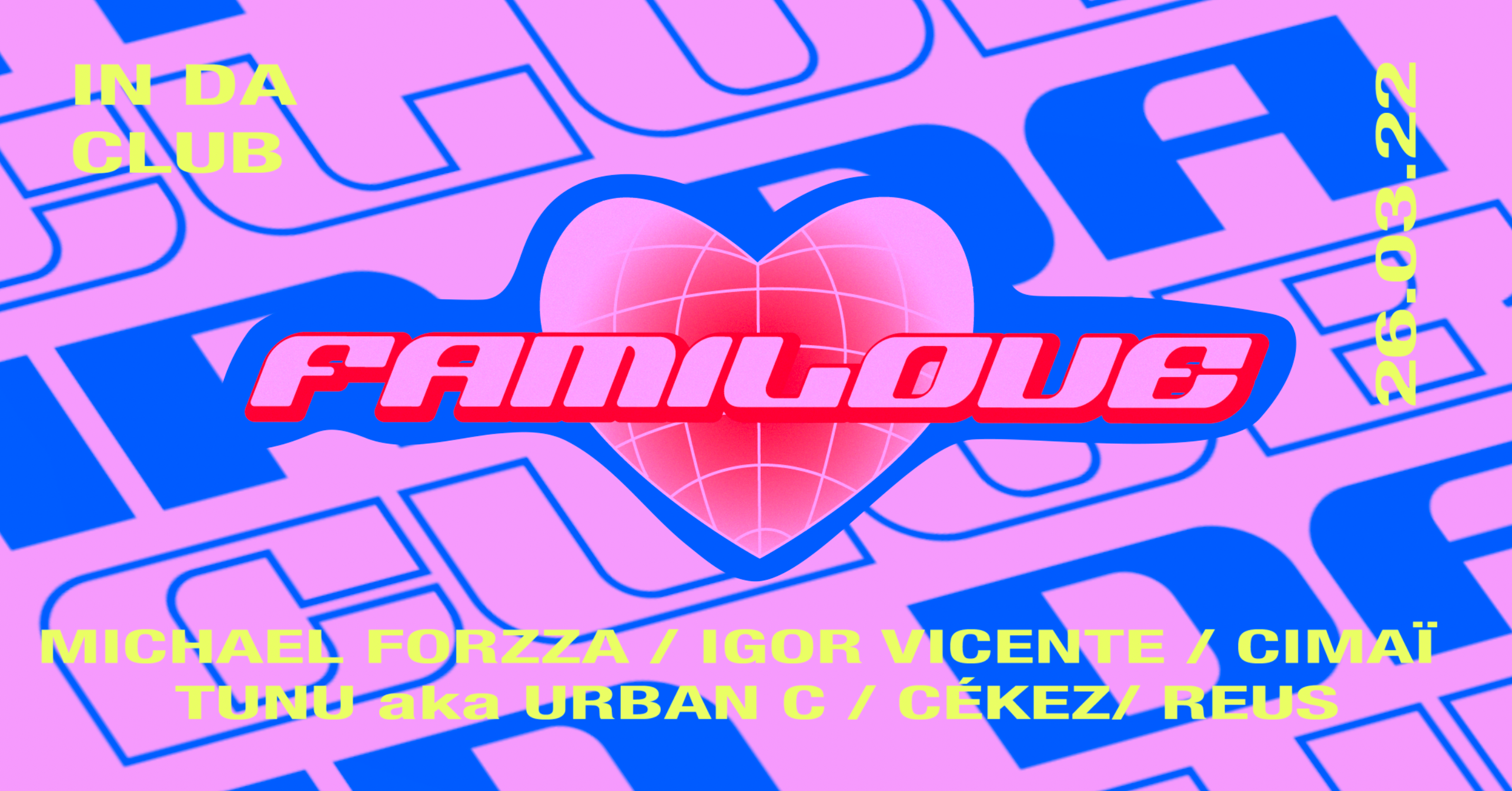 FAMILOVE - In Da Club Edition - Página frontal
