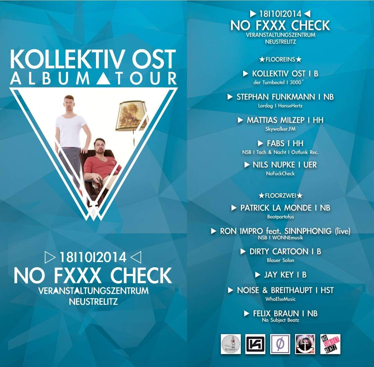 NO Fxxx Check (K.O. Album Tour) - フライヤー表
