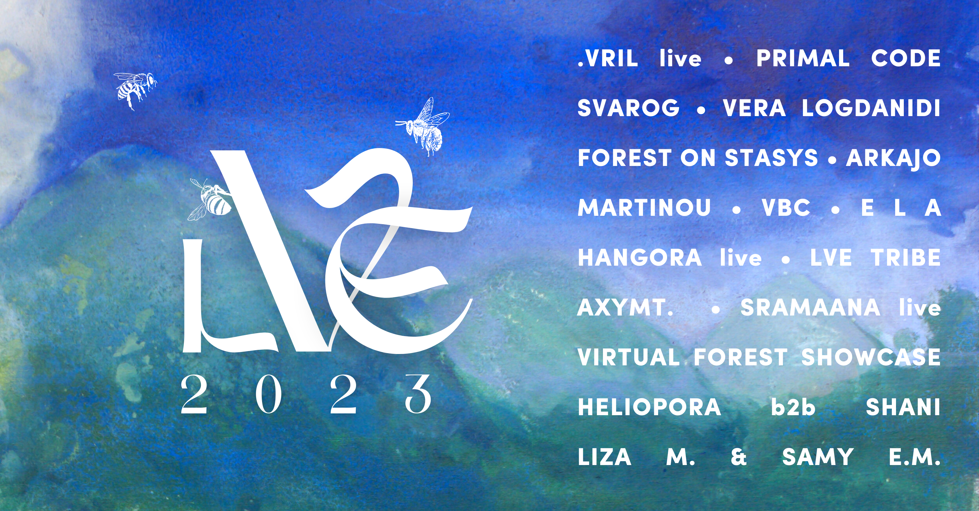 La Vallée Électrique Festival 2023 - フライヤー表