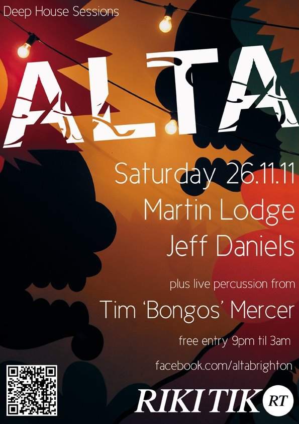 Alta with Martin Lodge, Jeff Daniels & Tim Bongos Mercer - Página frontal