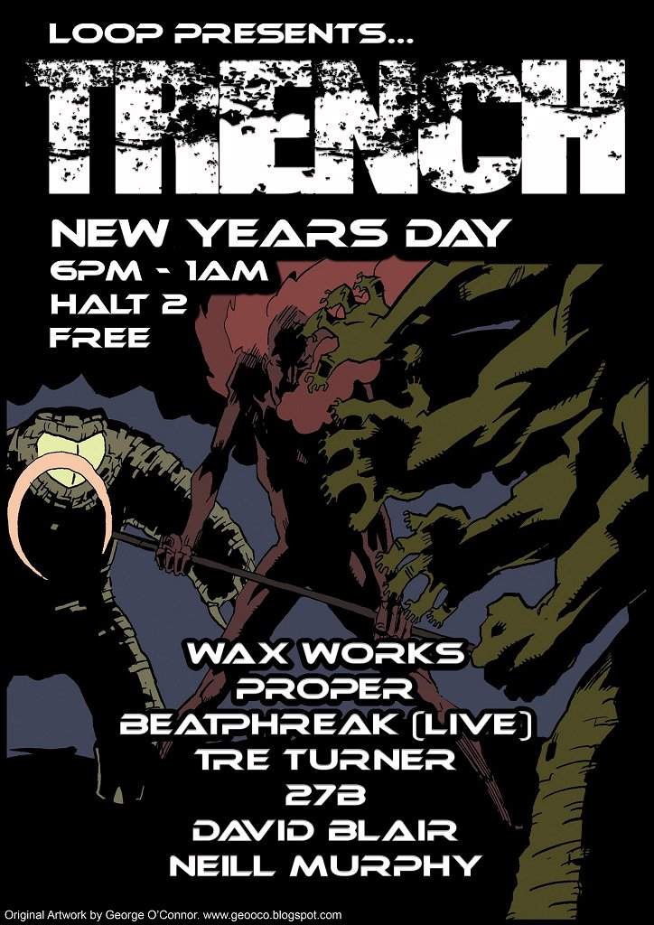 Loop presents... Trench New Years Day Party - フライヤー表