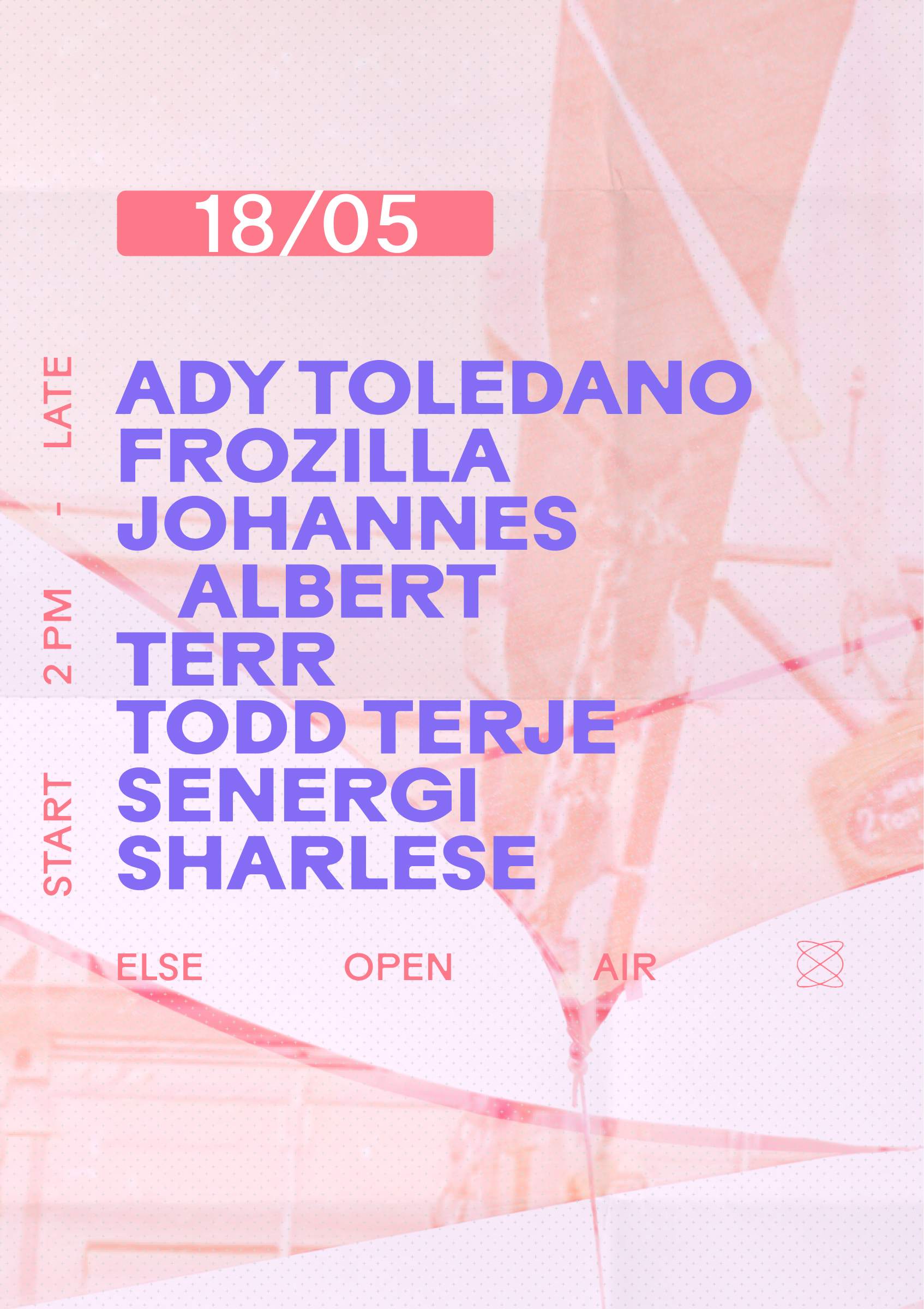 Else Open Air: Todd Terje, Terr + more - フライヤー表