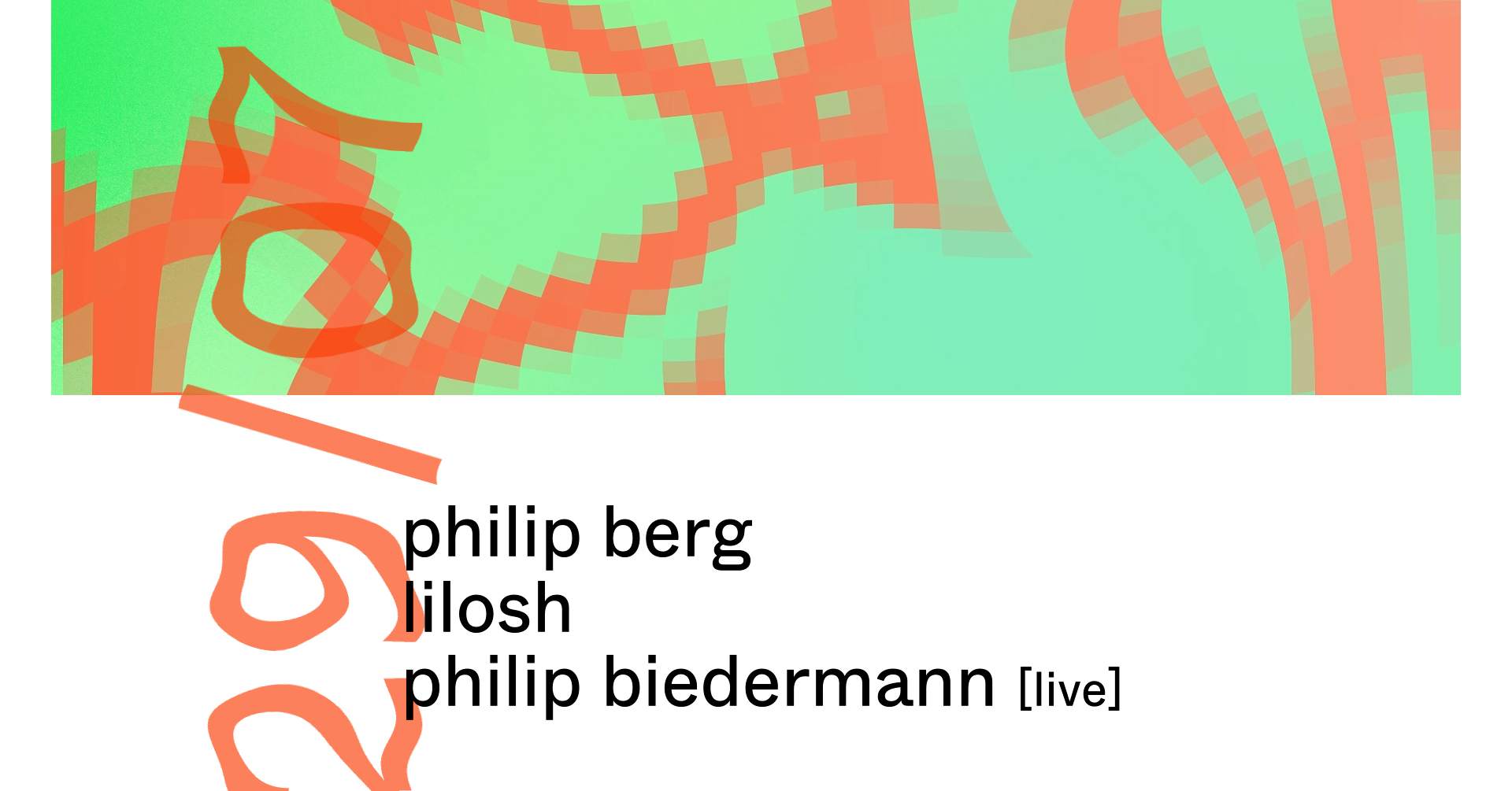 bürro with Philip Berg, Lilosh, Philip Biedermann (live) - フライヤー表