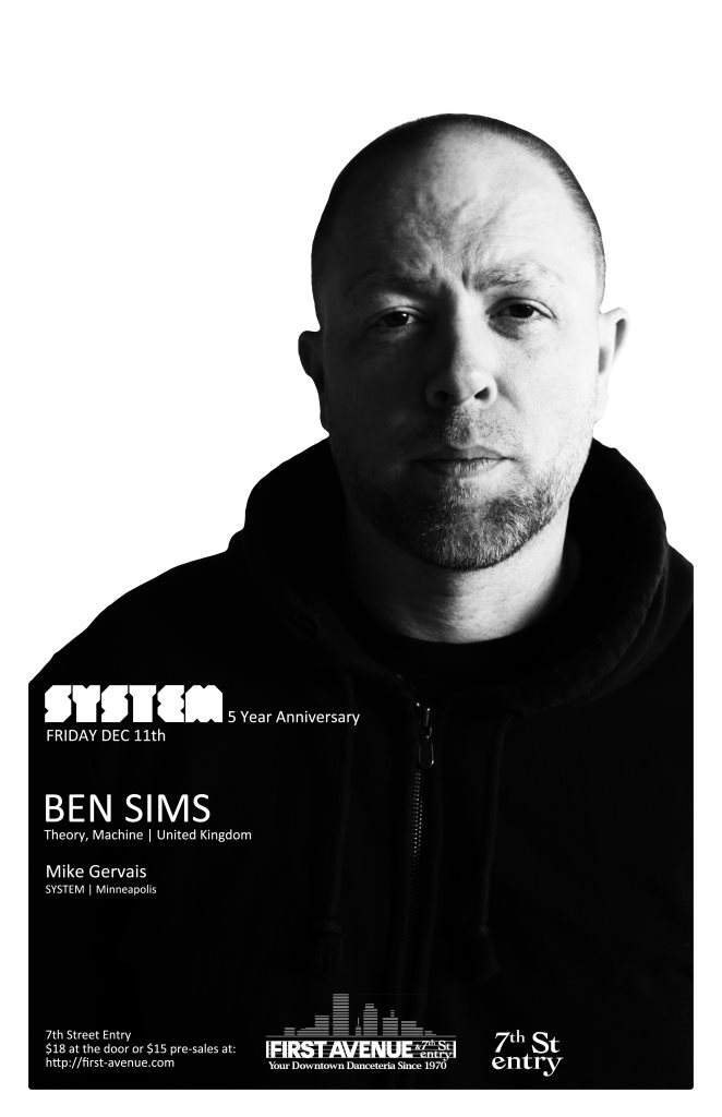 System 5 Year Anniversary - Ben Sims & Mike Gervais - Página trasera