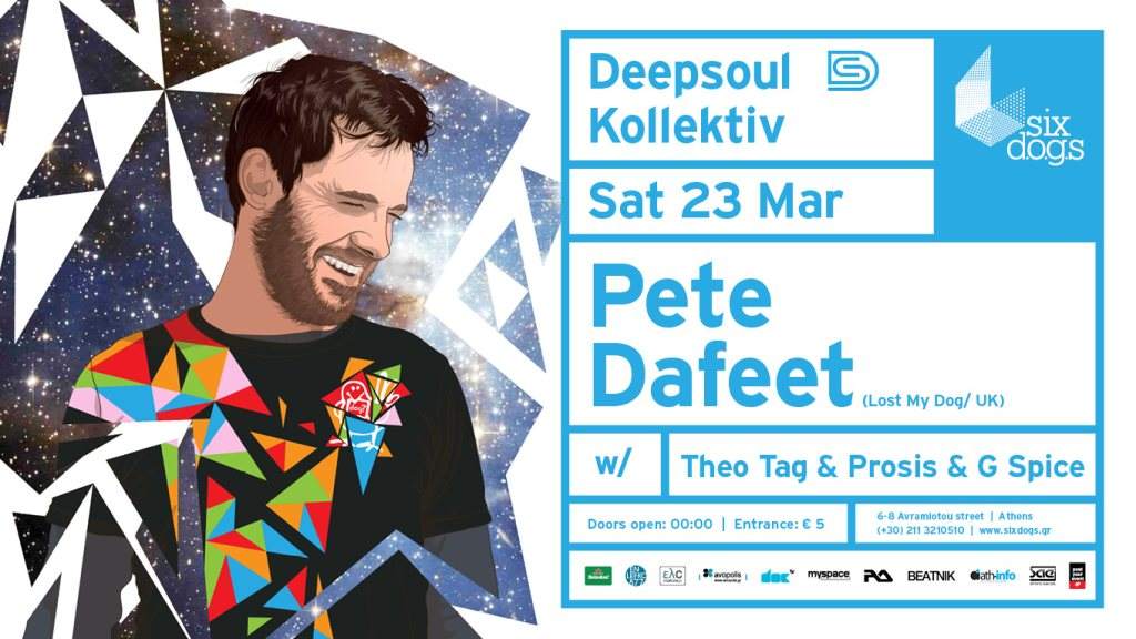 Deepsoul Kollektiv presents Pete Dafeet - フライヤー表