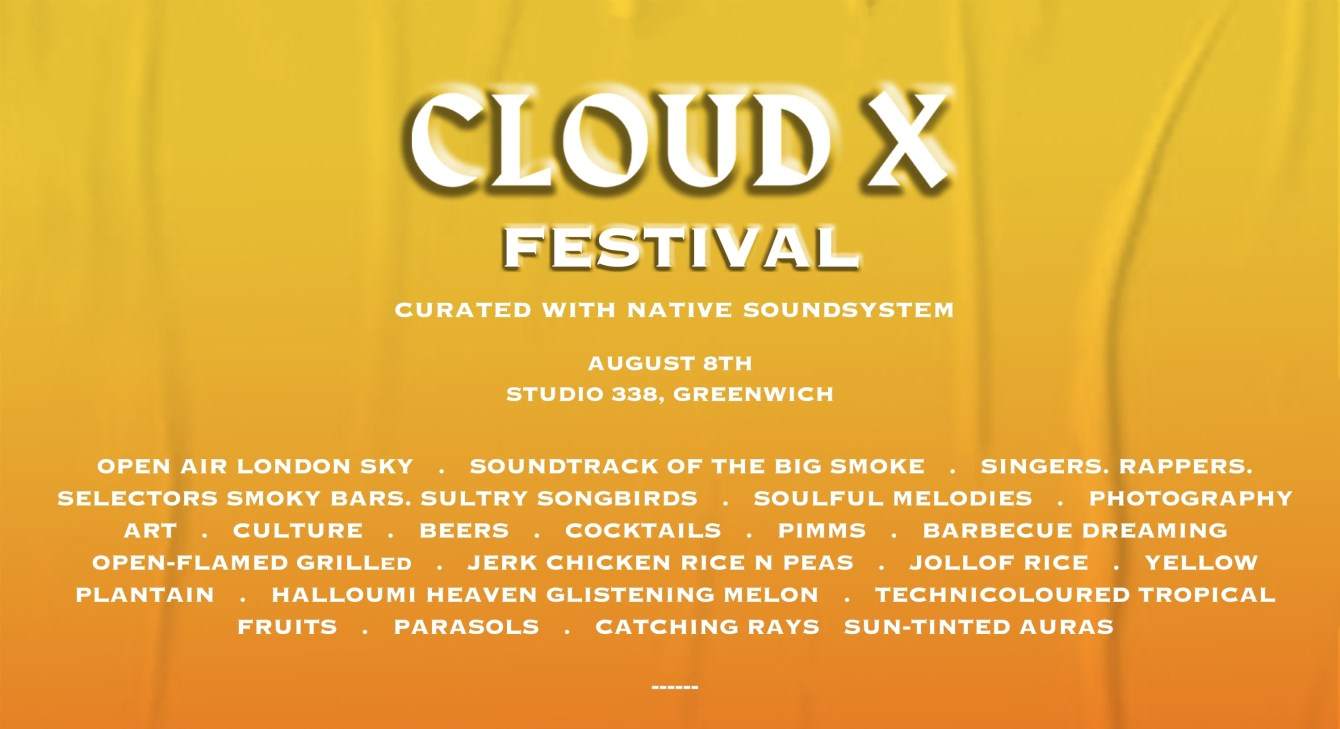 Cloud X Festival (Curated with Native Soundsystem) - Página frontal
