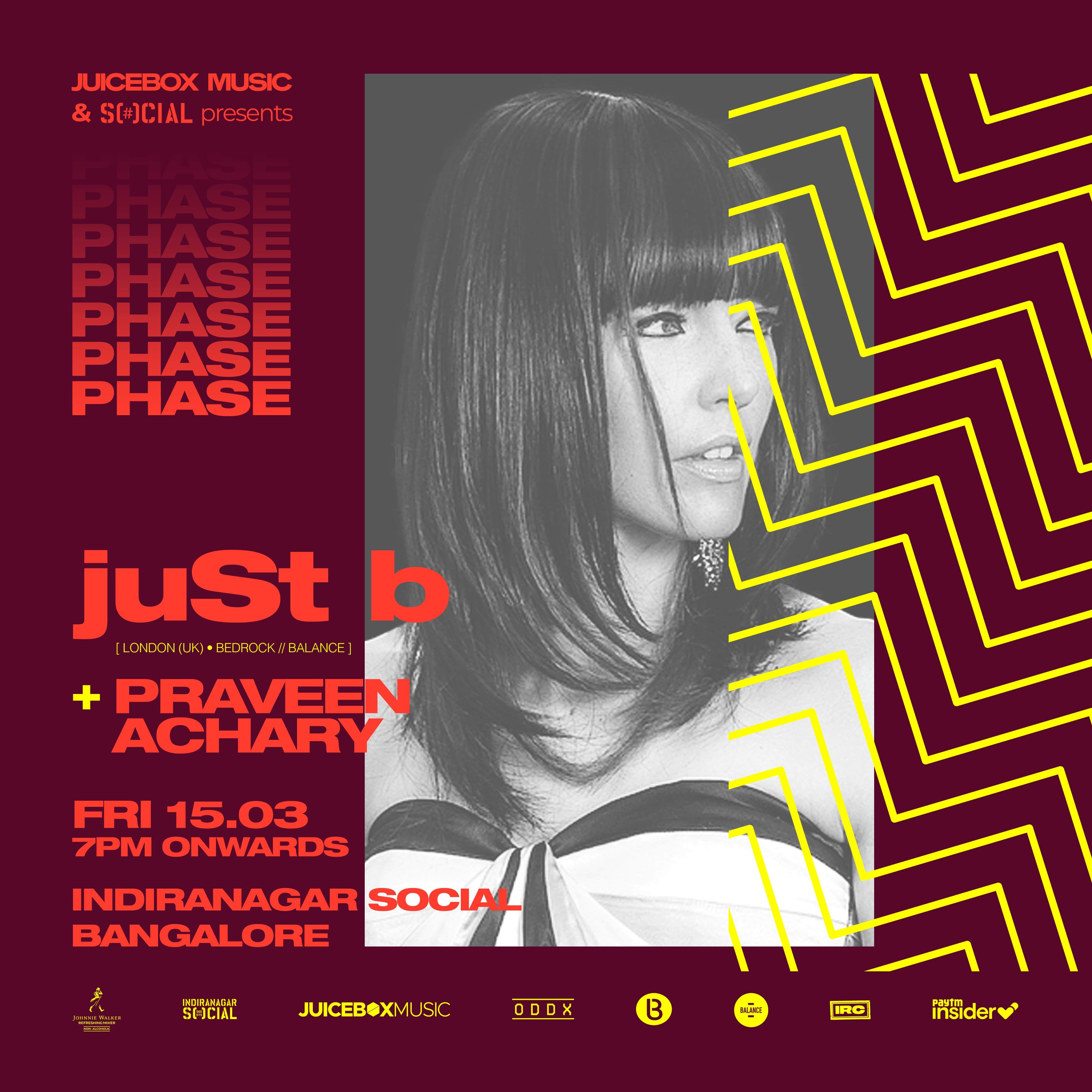 PHASE ft juSt b (UK) & Praveen Achary - Página trasera